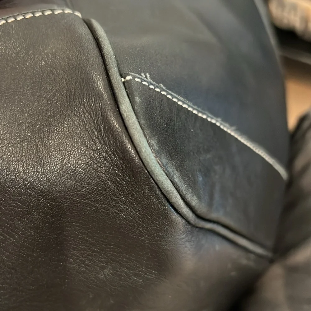 Coach Leather Laptop Briefcase Tote Bag